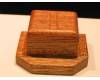 ART.0011 BASETTA QUADRATA VERNICIATA BASE 62X52X34 MM.